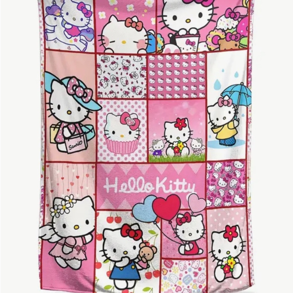 Hello Kitty Throw Blanket